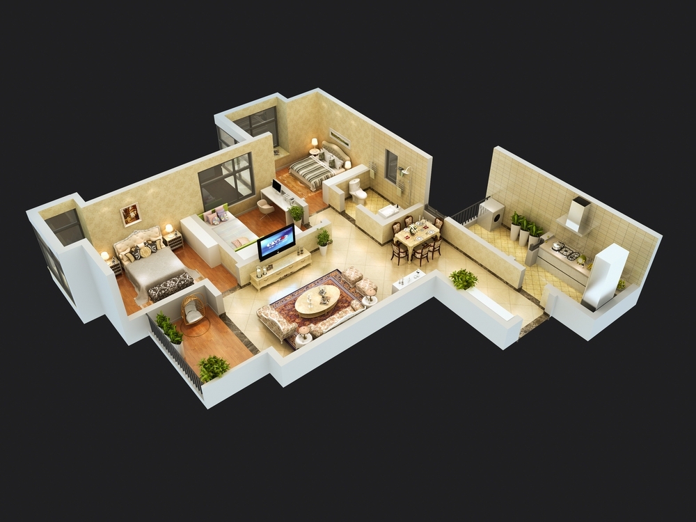 Interior 3D Floor Plan