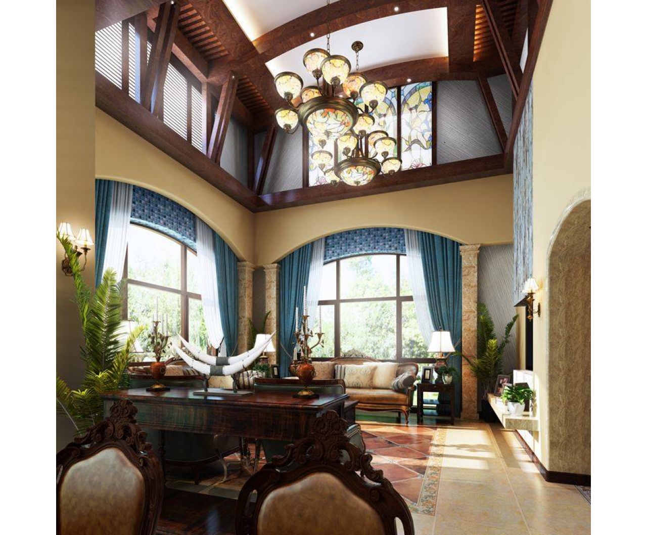 Interior residential rendering collections