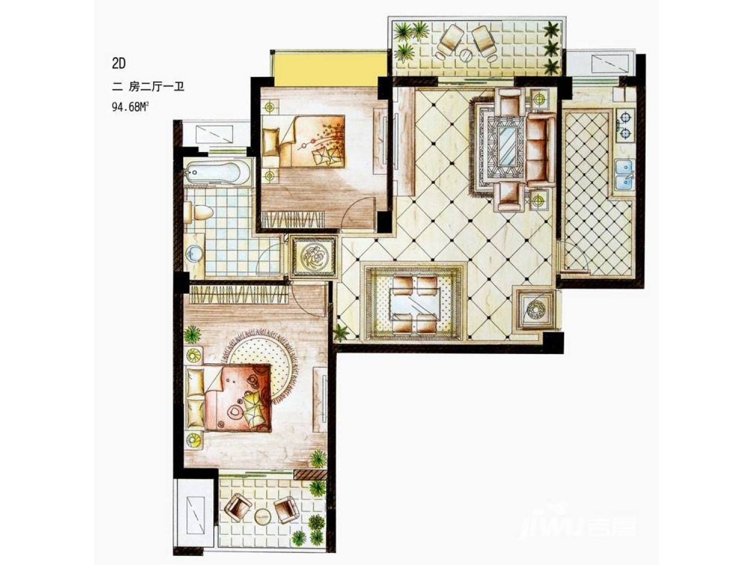 interior 2d floor plan