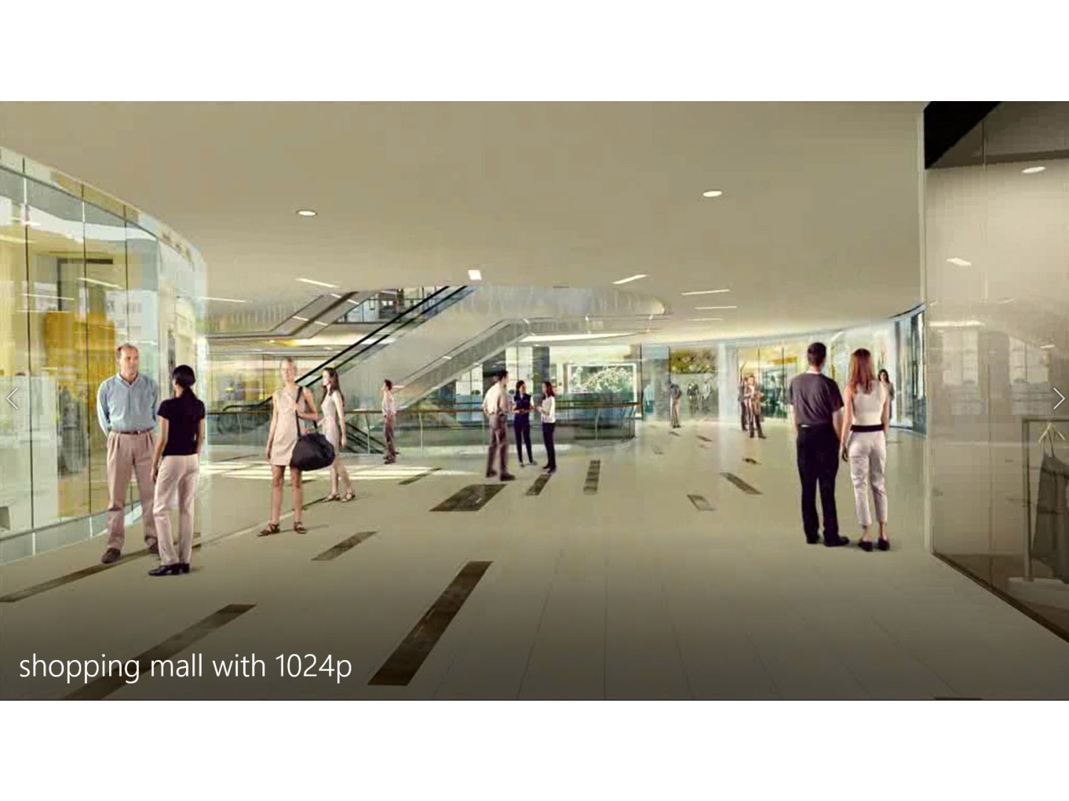 Shopping Mall Interior Flythrough Animation