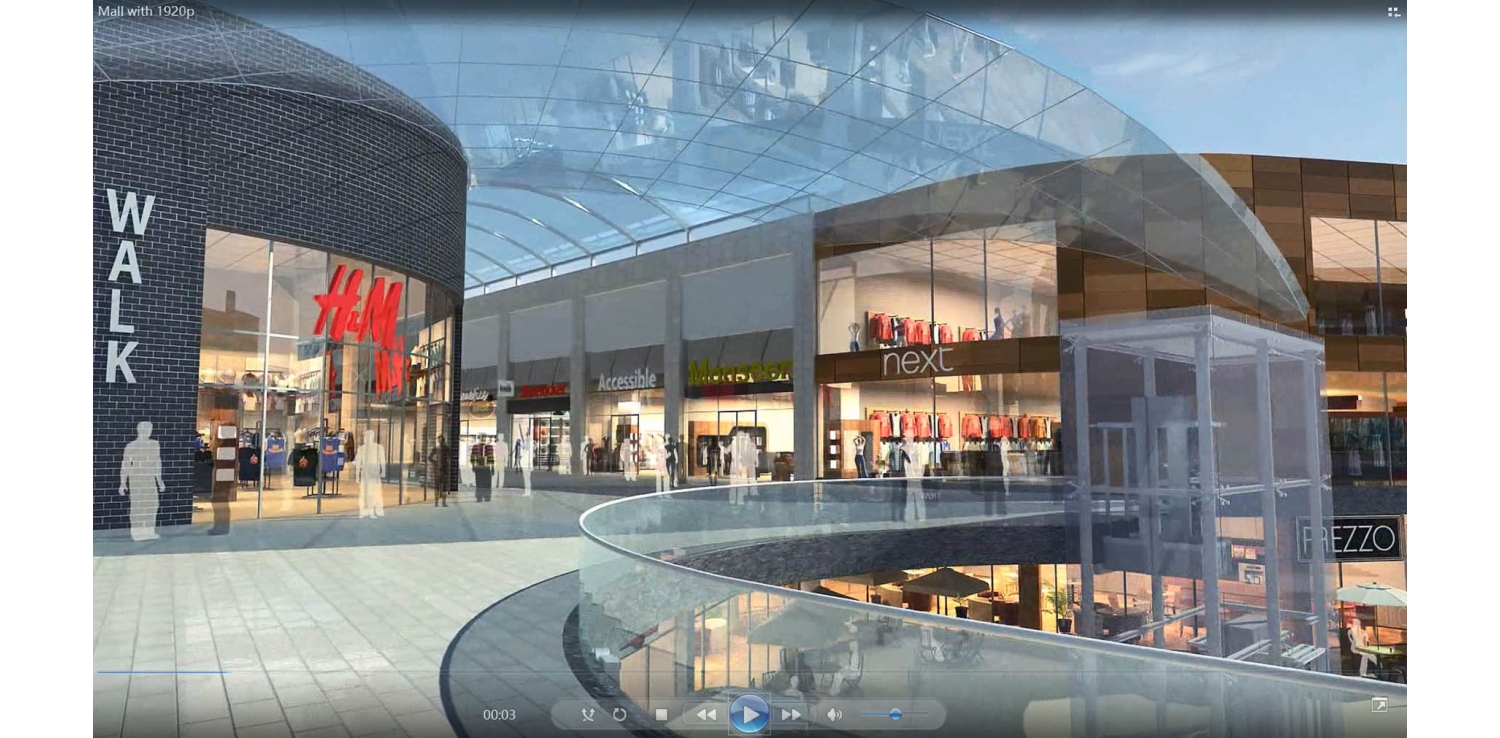 Shopping Mall 3d architectural animation