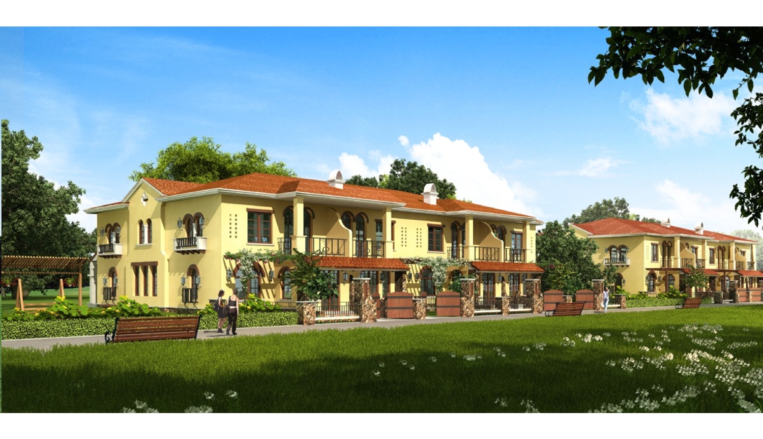 exterior rendering collections for urban home/apartment house/townhouse/condos