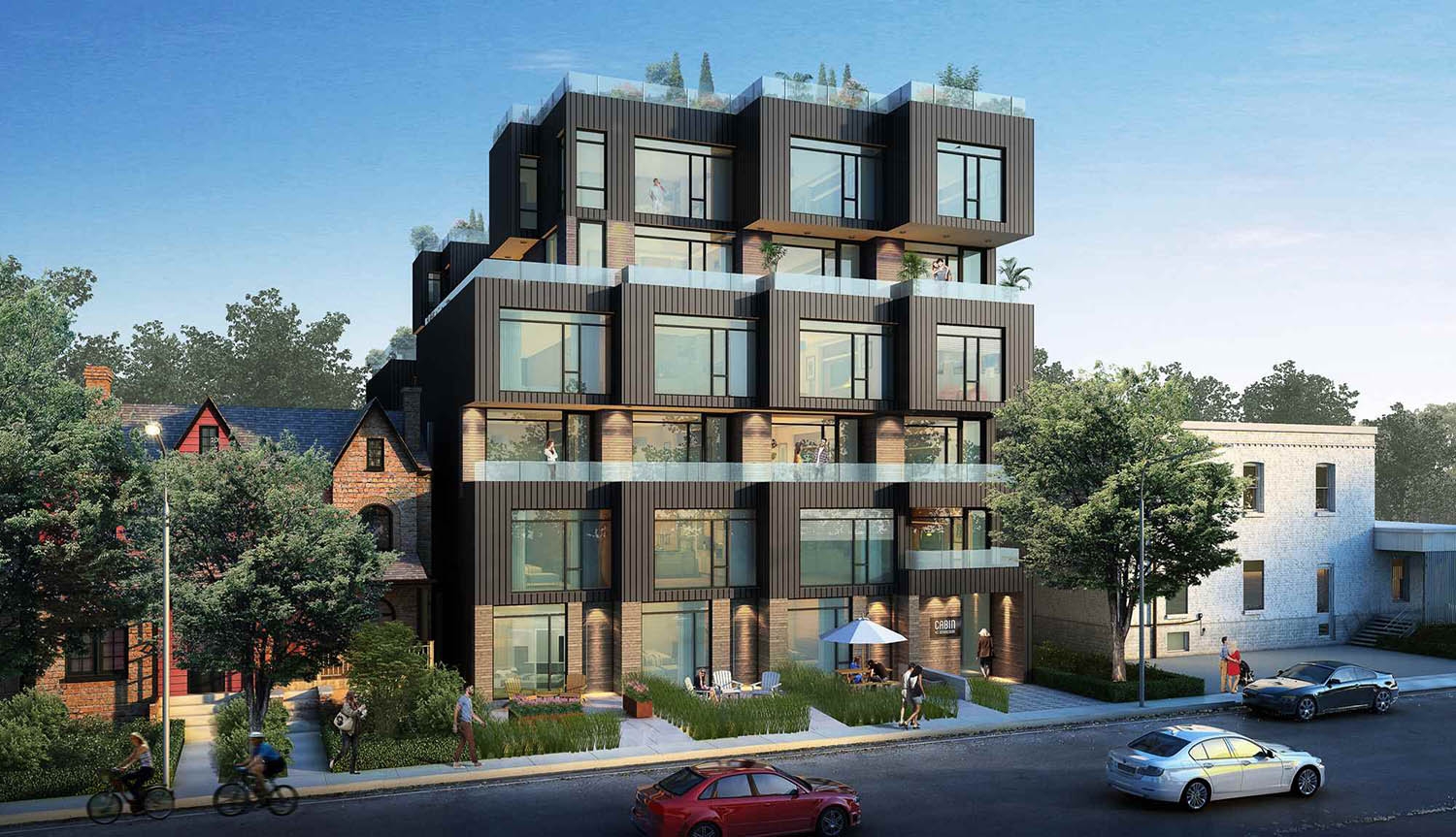 exterior rendering collections for urban home/apartment house/townhouse/condos