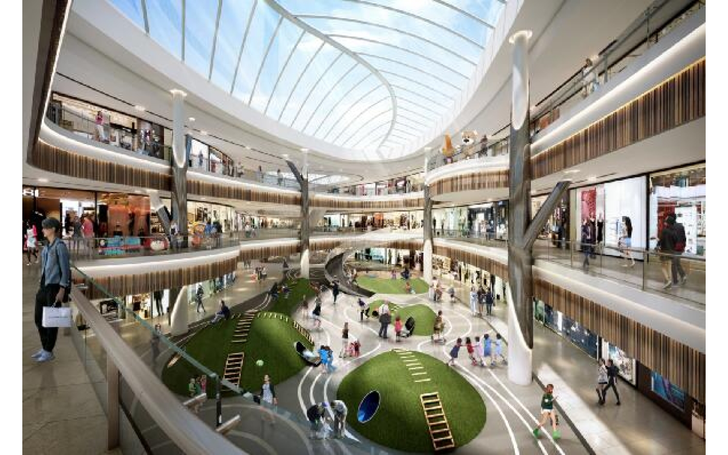 interior shopping mall renderings