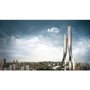 Modern ommercial complex architecture renderings