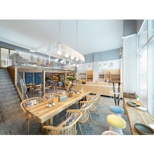 Restaurant/coffee bar/hotel/Tea house interior rendering