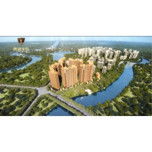 South Lake Peninsula --- residential building 3d animation