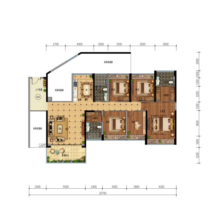 interior 2d floor plan