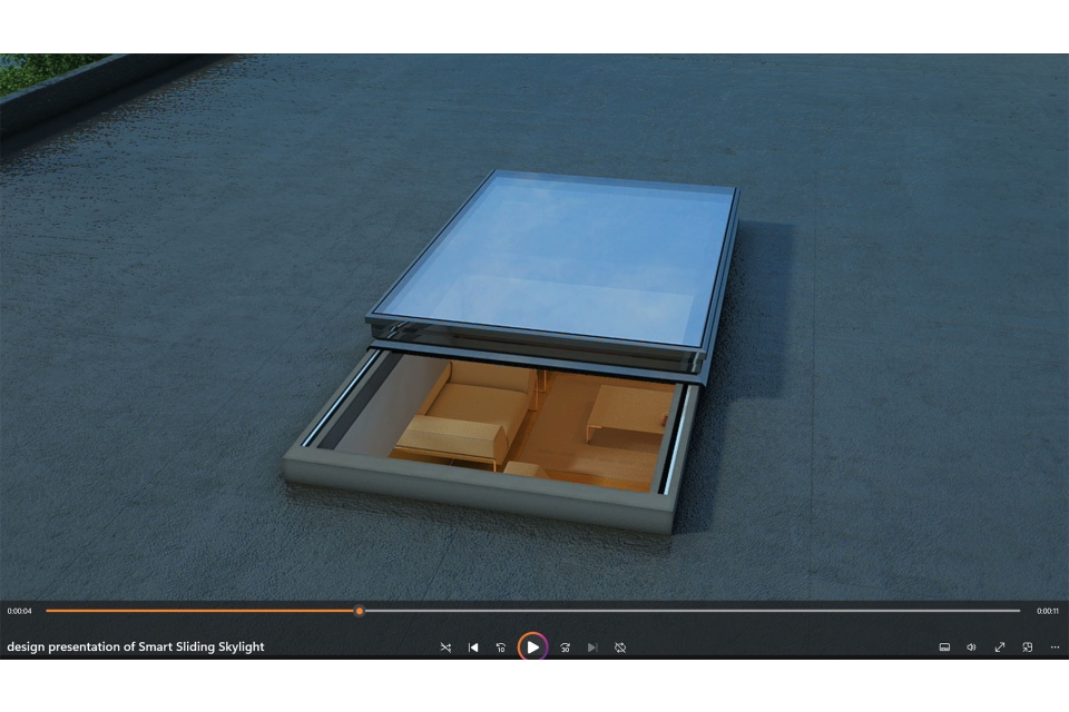 Rooflight -- 3d product animation